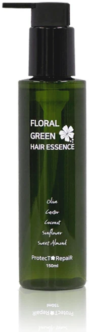그린 꽃물 헤어 열보호제 에센스 윤기 세럼, 1개, 150ml - 쿠팡