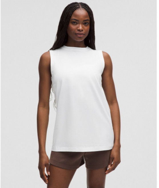 룰루레몬 LULULEMON 올 유어스 코튼 탱크탑 WHT LW1FDES-0002 158006