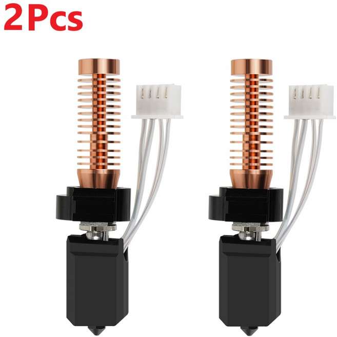 Flashforge Adventurer AD5M 노즐/5M Pro 노즐 키트 어셈블리 Hotend 0.4mm 고속 3d 프린터 부품 업그레이드, 02 2Pcs 0.4 Hotend