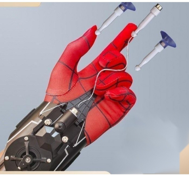 NEW 스파이더맨 스마트 웹슈터 블랙 장난감 선물, 2세대 야광, 1개