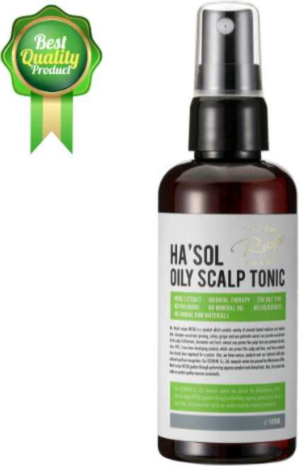 떡지고 가려운 두피 쿨링 영양제 오일리 헤솔 헤어토닉 전문가용, 3개, 100ml