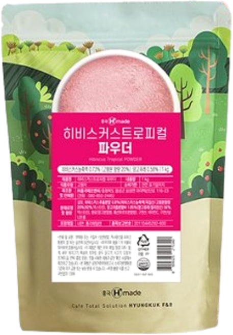 흥국에프엔비 히비스커스트로피칼 파우더, 1kg, 1개입, 5개