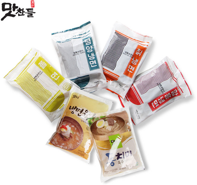 맛찬들백미식품 1인분 면/육수, 함흥냉면 10개