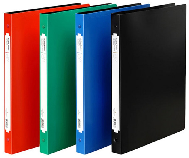 문화 PP 3공O링바인더 (2cm/A4/B443-71/흑색), 단품, 단품