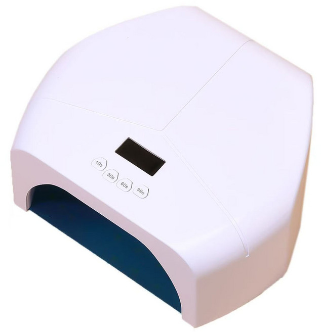 젤램프 전문가용 젤네일 램프 UV/LED 고출력 네일램프 298W, 1개, 흰색