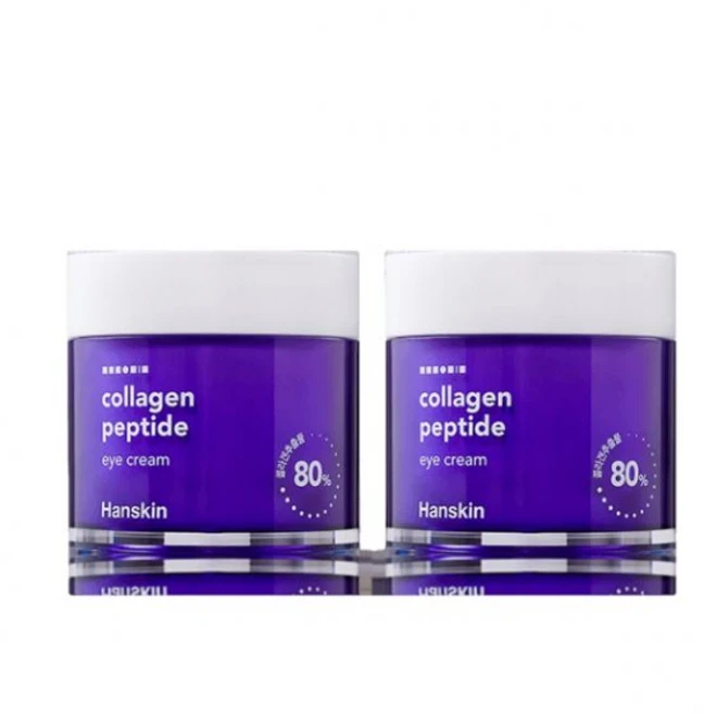 한스킨 대용량 콜라겐 펩타이드 아이크림 포 페이스 80ml 2개 - 쿠팡