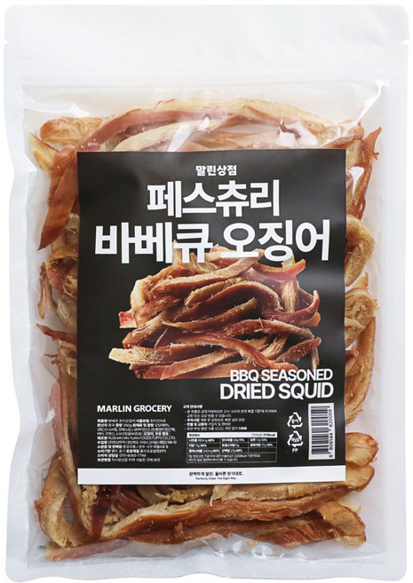 말린상점 페스츄리 바베큐오징어, 1개, 350g