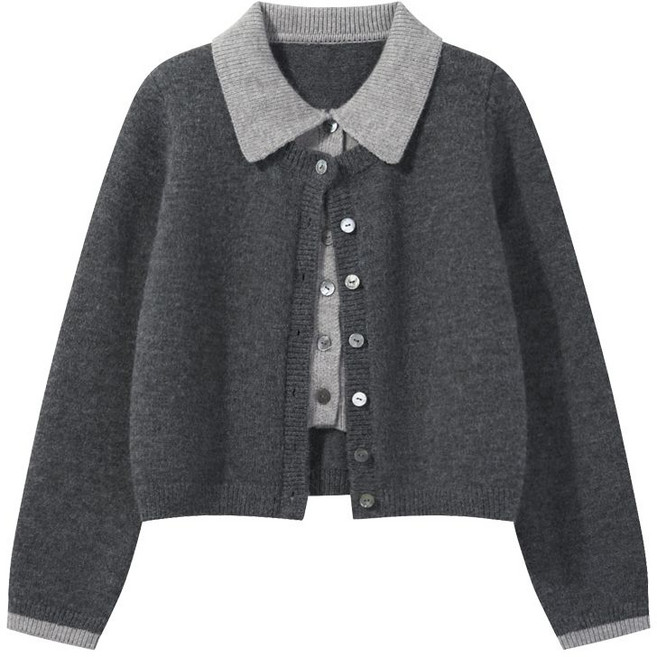 셀럽당 여성용 니트 추동 아우터 스웨터가디건 AR0362-KR