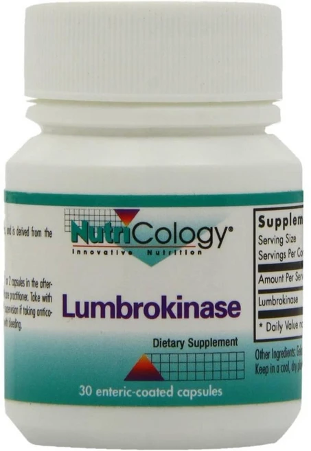 뉴트리콜로지 룸브로키나제 Nutricology Lumbrokinase, 1개, 30정 - 쿠팡