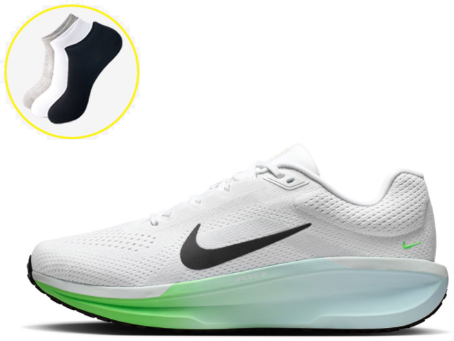[국내매장판] 나이키 맨즈 윈플로 11 로드런닝화 + 데일리양말 증정