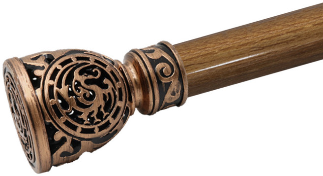 한국레일갤럭시 35mm 로얄 커튼봉 커텐봉, 황동