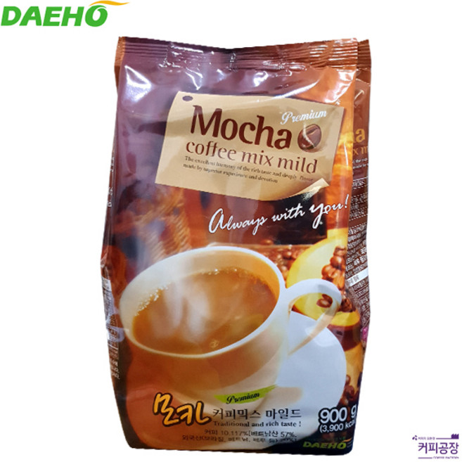 대호식품 모카 커피믹스 마일드 900g 자판기용 까르페, 1kg, 1개, 1개입