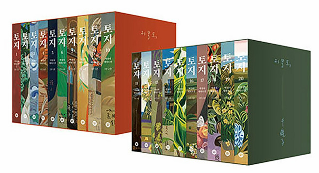4위 - 토지 1-20권 전권 세트(천경자 에디션) 박경리 대하소설, 다산책방