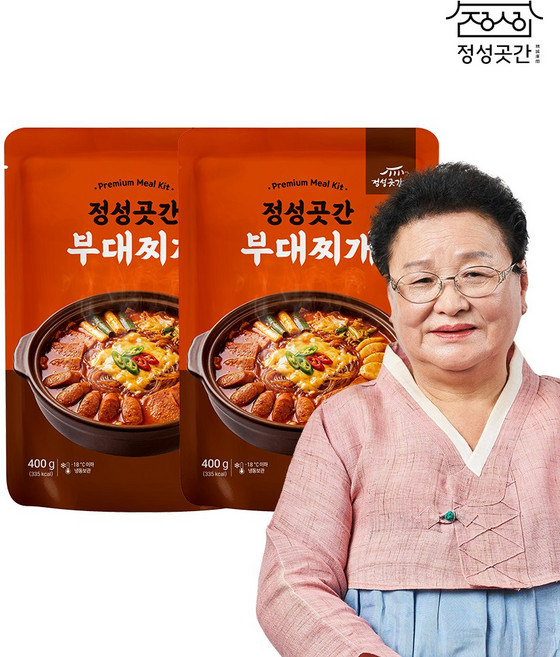 정성곳간 명인 강순의 부대찌개 400g 2팩, 없음, 2개
