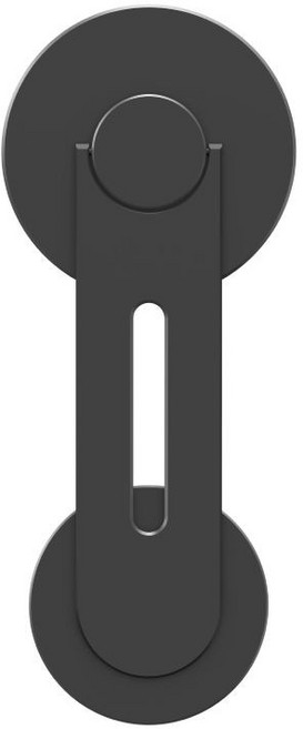 아이티스타일 360도 노트북 맥세이프 휴대폰 거치대, 1개, 블랙