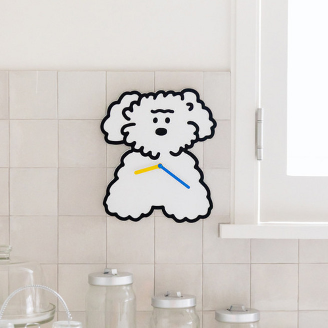 로마네 브런치브라더 구름이 벽시계, 상세페이지 참조