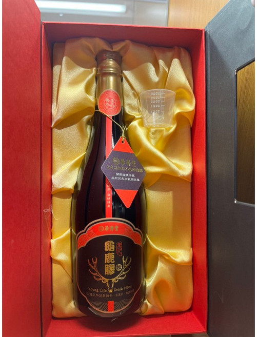 華齊堂 龜鹿膠飲 滋補養生禮盒, 1個, 750ml-禮盒裝-2027年7月後