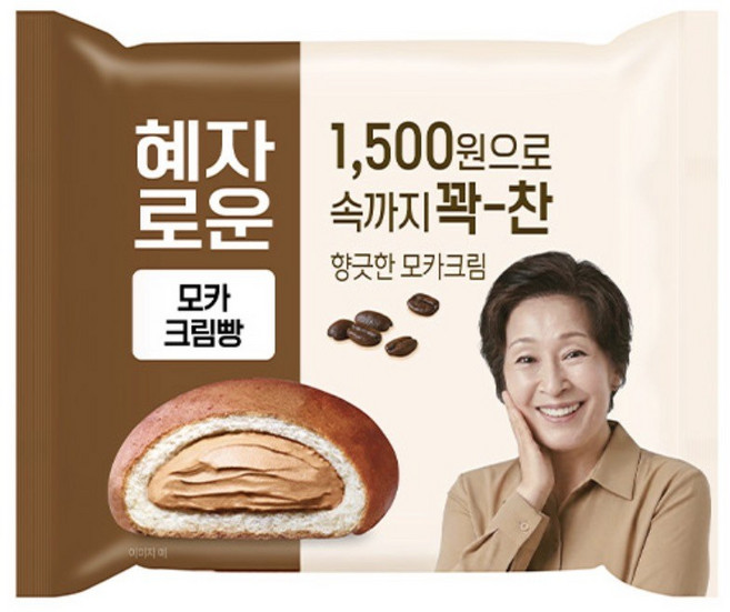 혜자로운 모카크림빵, 3개, 130g