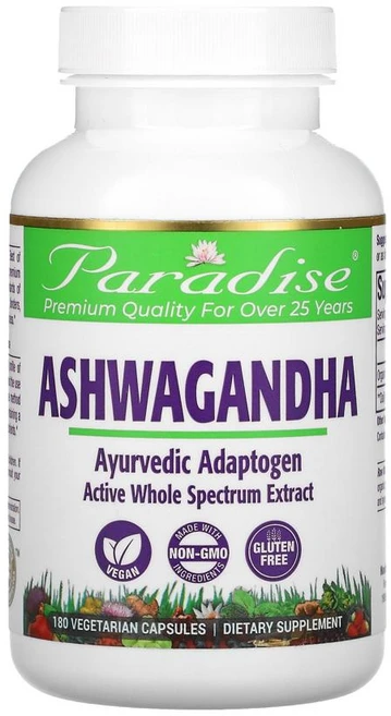 파라다이스 허브 아슈와간다 베지캡슐 180정 아답토젠, 1개 - 쿠팡