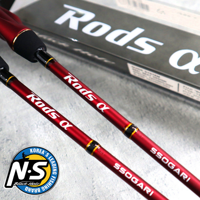 엔에스 로드스 알파 쏘가리 꺽지 낚시대 NS, S-632 미노잉, 혼합색상