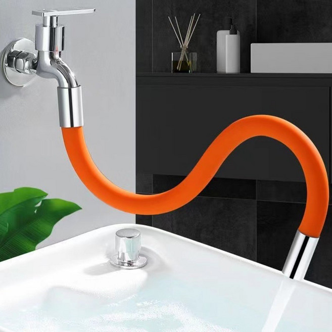 수도꼭지 연장 호스 자유변형 50cm, 1개, 상세페이지 참조