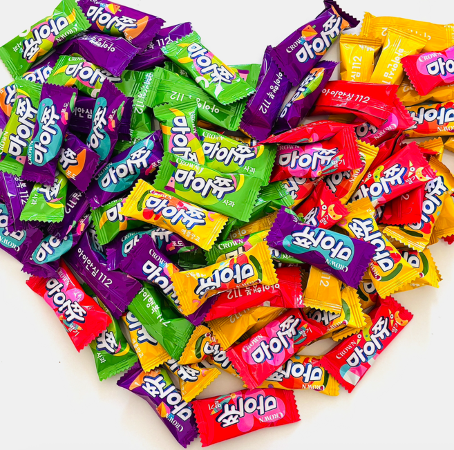 마이쮸 4가지맛 대용량 개별포장, 200개, 4g