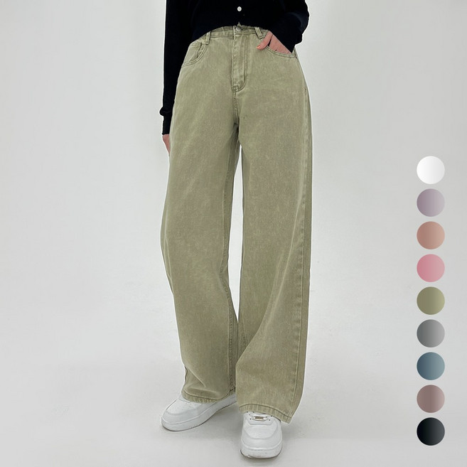 코모도 여성 와이드 면바지 9컬러 ( 2단기장 )
