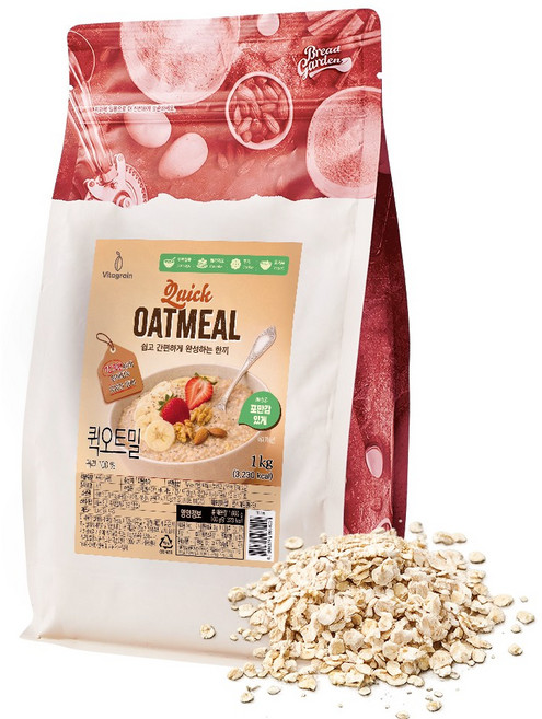 [비타그레인]퀵 오트밀, 1kg