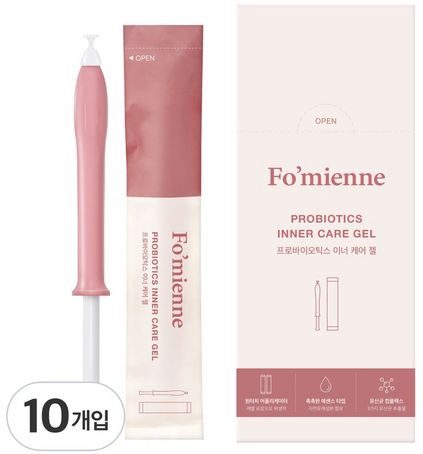 포미엔느 프로바이오틱스 이너 케어젤 10개입, 18g, 1개