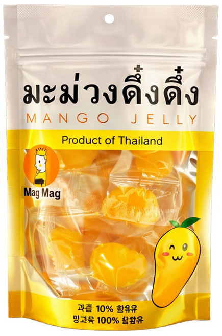 Mag Mag 芒果軟糖, 65g, 1袋