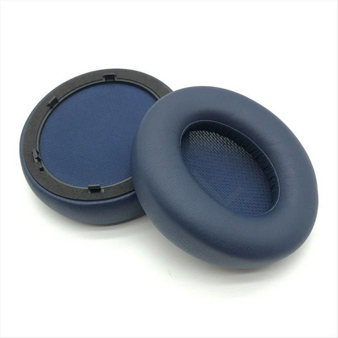 Anker Soundcore Space Q45 단백질 가죽 헤드폰 이어 패드 헤드셋 이어 쿠션 수리 부품과 호환용 교체 용 이어 패드, 파란색, 2개