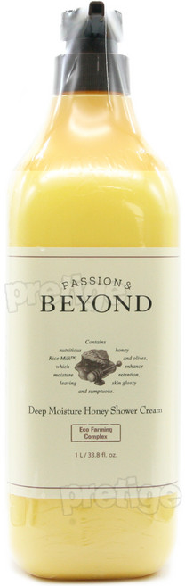 비욘드바디워시 비욘드딥모이스처 허니 샤워 크림 1000ml 1개 달달한향 순한 저자극 냄새좋은 촉촉한 바디워시, 1L