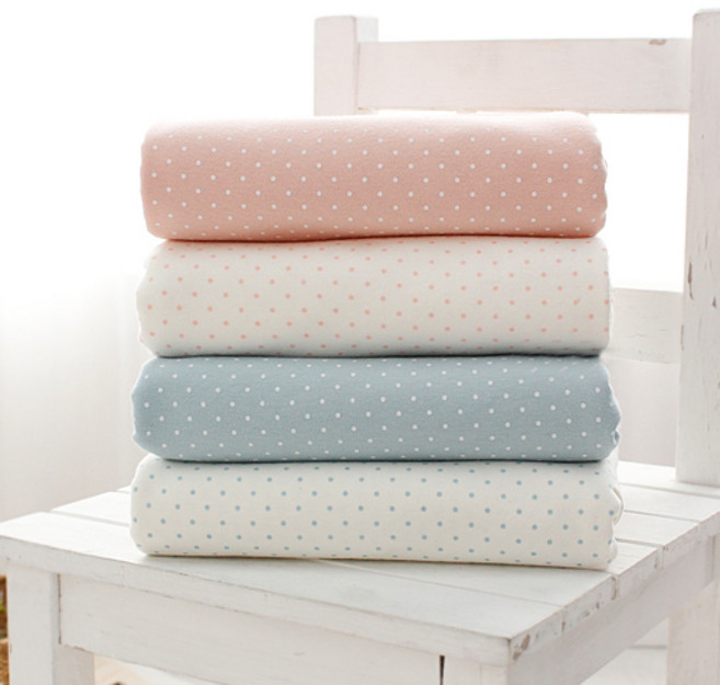 패브릭샵 대폭양면다이마루 베이비도트 4종, 핑크바탕, 1개