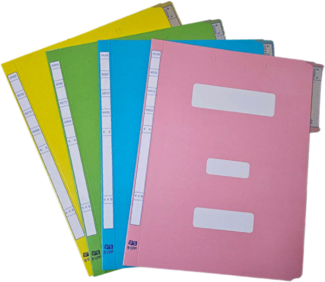 문서 분류와 보관이 편리한 A4 종이정부화일 40개, 하늘, 1세트