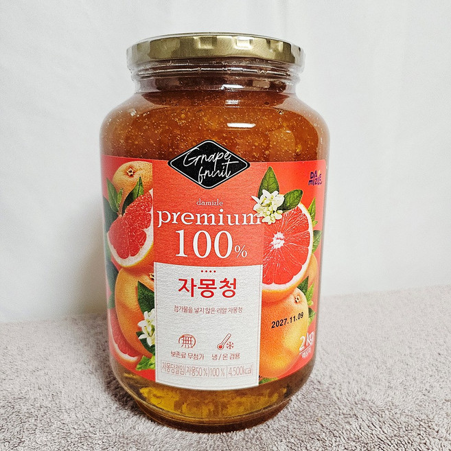 트레이더스 프리미엄 자몽청, 2kg, 2개, 1개입