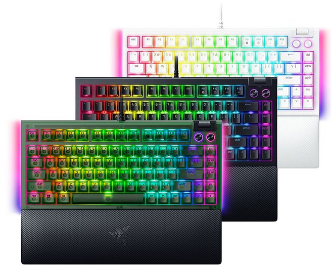 Razer BlackWidow V4 75% 機械鍵盤, 黑色,中文