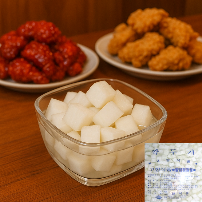[1] 고향식품 치킨무 5.5kgx3개 (닭무) 아이스박스 포장 배송, 5.5kg, 3개