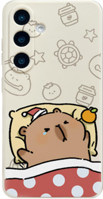 쿨쿨 잠자는 카피바라 아이폰 갤럭시 소프트 풀커버 케이스
