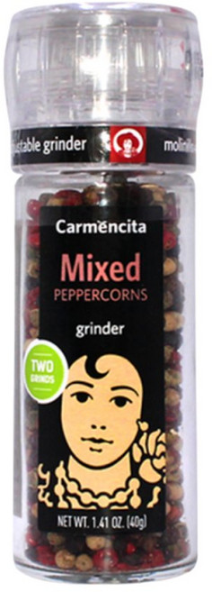 혼합 통후추 40g 4색 바베큐 소고기 핑크 그린 믹스페퍼, 1개