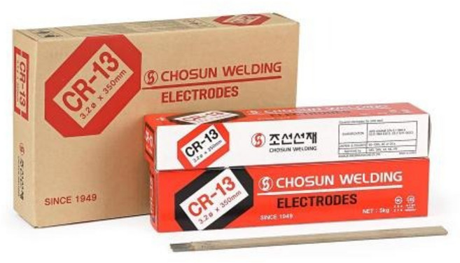조선선재 용접봉 CR13 막봉, 1박스, 3.2 파이 5kg