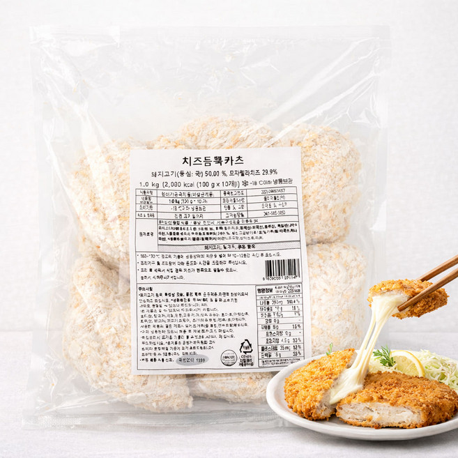 상신 치즈듬뿍카츠, 2개, 1kg