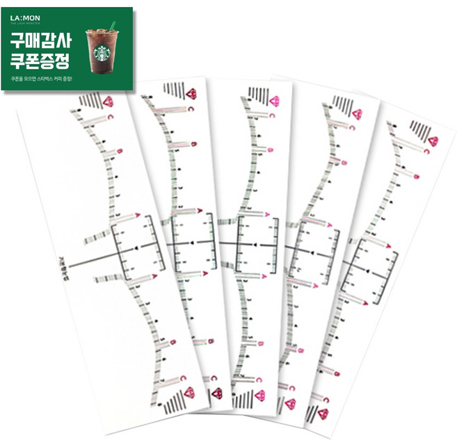 PBS 디자인 스티커 100매입 눈썹문신 반영구시술 디자인 스티커자 반영구화장 부자재, 아치형눈썹, 1개