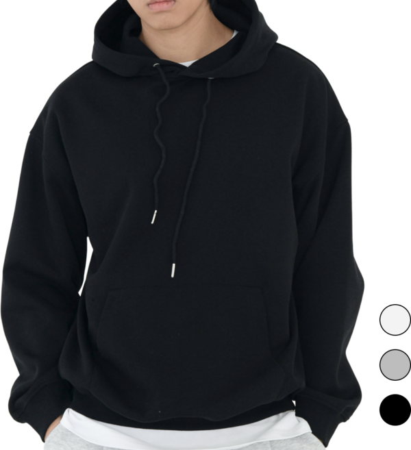 A.O.B(AOB) 올오브베이직 남녀공용 오버핏 스웨트 후드 긴팔티 면