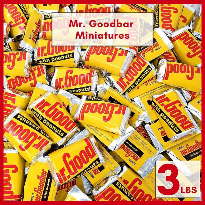 3 Pound (Pack of 1) Mr. Goodbar Miniatures 3lb null, 1개, 1.36kg