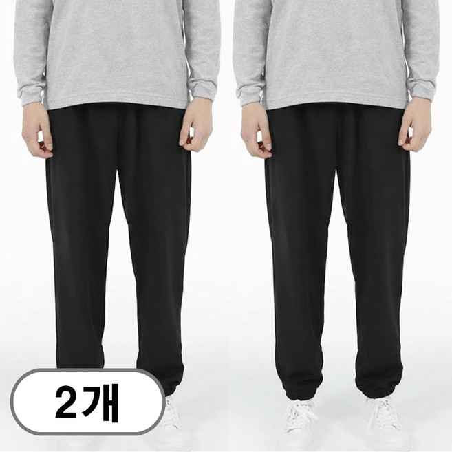 차쿠 1+1(2세트) 남여공용 트레이닝복팬츠 조거팬츠 일자 와이드 추리닝 슬랙스팬츠 작업바지 편의점바지 빅사이즈