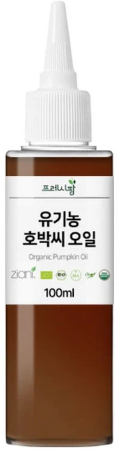 유기농 호박씨 오일 냉압착 비정제 100ml, *, 1 - 쿠팡