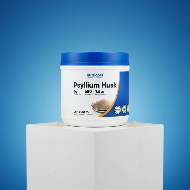 뉴트리코스트 차전자피 실리엄 허스크 무맛 파우더 Psyllium Husk 분말 680g, 1개 - 쿠팡