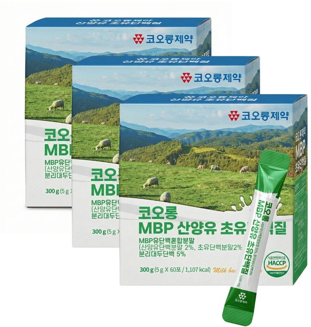 프리미엄 초유프로틴 초유 산양유 단백질 뉴질랜드 자연방목 젖소 초유+산양유를 한번에, 5g, 180개 - 쿠팡