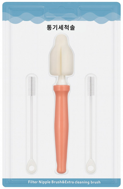 닥터브라운 전용 통기시스템 젖꼭지 세척솔, free, 1개