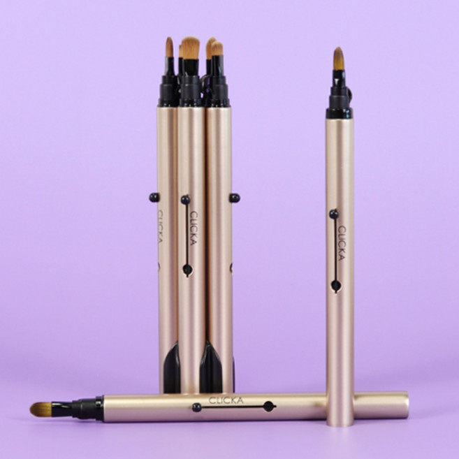 클리카 오토캡 브러쉬세트 시리즈2 샴페인 골드, 1개, 본상품